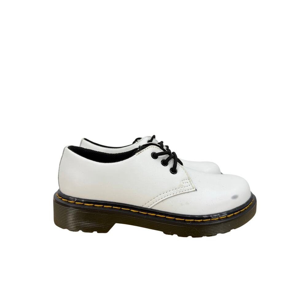 Dr. Martens 1461 Kids Leather Oxford Shoes Size 1 White Preppy Casual Unisex